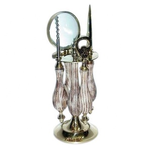 2025 estilo Vintage de alta calidad diseño antiguo ojo de cristal lupa de Metal Color bronce nuevo diseño artesanía india - Product Image 5