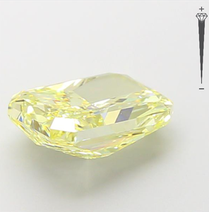 Diamant de laboratoire CVD certifié IGI, 3,04 carats, taille Radiant, couleur Jaune Intense Fantaisie, clarté VVS2, LG 792675455, ROYAL GEMS FOR JEWE - Product Image 3