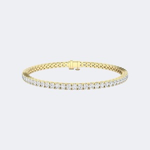 Luxury 5.00 CTW Round Brilliant Cut Lab Grown Diamond Bracelet For Women Sterling Silver Wedding Anniversary Jewelry Fine <b>Gift</b> - Product Image 2