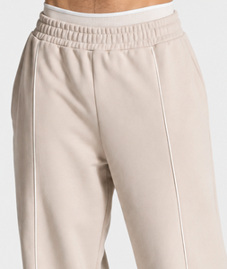<b>Men's</b> Custom Contrast <b>Line</b> Oversized <b>Jogger</b> Premium Quality Cotton <b>Fleece</b> Trouser Wide Leg <b>Men's</b> Back Pocket Sweatpants OEM - Product Image 3