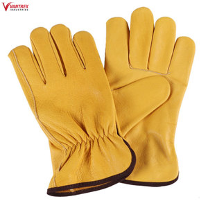 Premium Goatskin Leather Safety <b>Gloves</b> Drivers <b>Gloves</b> Washable Heat Resistant With Anti-static Features Grain Smooth Work <b>Gloves</b> - Product Image 1