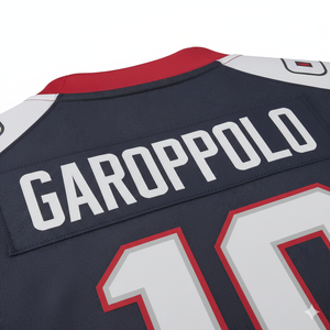 เสื้อโปโลอเมริกันฟุตบอลระดับมืออาชีพ: ชุดทีมเย็บปักลายแบบกำหนดเอง - ชุดกีฬาทนทานป้องกันการเป็นขุย - Product Image 4