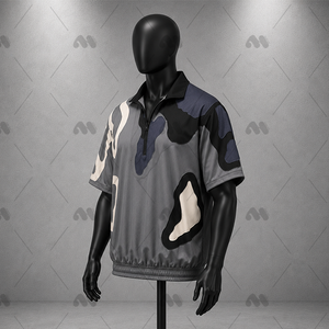 Polo pour homme à manches courtes, motif camouflage désertique, séchage rapide, imprimé, pour le golf, décontracté, été - Product Image 4