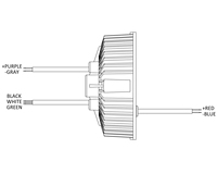Alimentation LED pour High Bay Antron UFO Série High Bay, homologuée CSA, 200W, IP67, RoHS, étanche, boîtier plastique, transfert d'énergie AC-DC