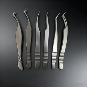 Pince à épiler professionnelle de niveau maître pour extensions de cils, style ukrainien et chinois, haute précision - Product Image 1
