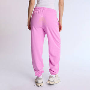 Pantalones Deportivos de Pierna Ancha para Mujer, 100% Algodón Orgánico, Invierno 2026, Ecológicos, Color Sólido, Bordado Personalizado - Product Image 3