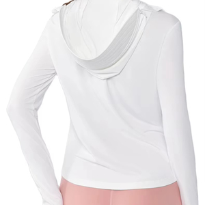 Chaqueta con Capucha y Protección Solar UPF 50+ para Mujer, Ligera, Manga Larga, con Máscara, Venta al Por Mayor de Fábrica, Cortavientos de Verano para Mujer - Product Image 2