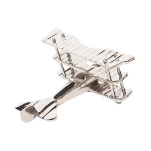 Modelo de Avión Triplano de Metal, Artesanía, Artículos de Regalo Novedosos, Decorativos, de Aluminio Fundido con Acabado Niquelado, Fabricante de Modelos a Escala Personalizados - Product Image 1