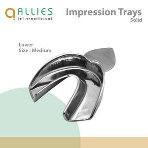 OEM ODM Bandeja de Impresión Dental Manual de Acero Inoxidable Reutilizable Personalizada Instrumentos de Alta Calidad para Dientes - Product Image 5