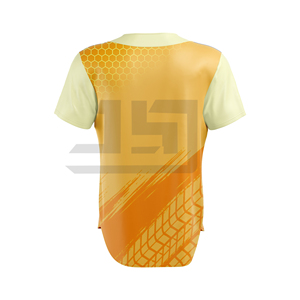 Camiseta de Béisbol Personalizada y Transpirable, Uniforme de Equipo Personalizado, 100% Poliéster, Unisex, Tallas Grandes para un Rendimiento Cómodo en los Juegos - Product Image 2