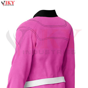 Trajes de Judo Rosa para Mujer, Transpirables, 100% Algodón, Ropa de Artes Marciales con Movimiento Fácil, Uniforme al por Mayor, Trajes de Judo Ligeros - Product Image 5
