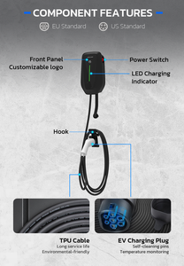 Nuovo Caricatore EV Domestico da 7kW 16A Tipo 2 AC Wallbox per Qualsiasi Alimentazione di Rete con <span class=keywords><strong>Gestione</strong></span> del Carico Sicura e Flessibile - Product Image 5