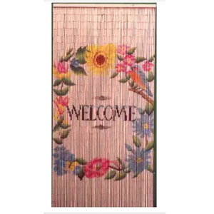 Bamboo <b>Curtain</b> Vietnam Handmade High Quality OEM Custom Painting for Entry Room Divider Factory Direct Manufacturer Wholesale - Product Image 4