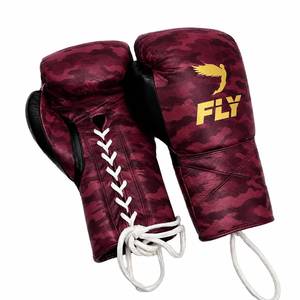 Guantes de Boxeo Fly en Oferta, Cuero Vacuno Genuino, Ligeros, con Cordones y Correa, para Entrenamiento y Sparring, Equipo de Artes Marciales Mixtas (MMA) - Product Image 4