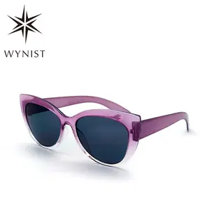 Union Fashion Children Eyewear Jelly Purple Square Frame Shades Girls Kids Baby Comfort Wearing Sunglasses
