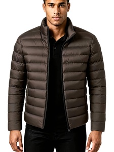 <b>Men</b> Winter Puffer Jacket Zipper Pocket Thermal Insulated Cold Weather Outerwear Custom Coat Supplier - Product Image 1