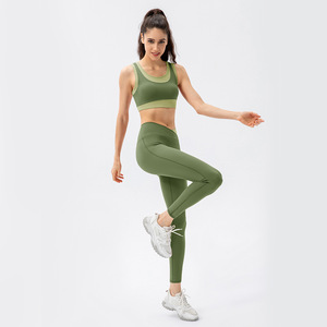 กางเกงโยคะระบายอากาศได้ดี มีรู แต่งโลโก้ได้ เอวกลาง ความยาวระดับเข่า สไตล์สตรีทแวร์ - Product Image 2