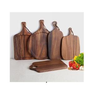 เขียงไม้เนื้อแข็งทันสมัยปี 2026 สำหรับหั่นผลไม้ ผัก และเนื้อสัตว์ เขียงไม้สไตล์เรียบง่าย อุปกรณ์ครัว - Product Image 4