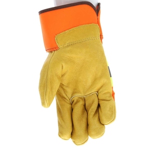 Guantes de Seguridad de Cuero de Grano de Búfalo de Alto Rendimiento, Duraderos para Uso Industrial, Doméstico y de Jardinería, Protección para las Manos - Product Image 6