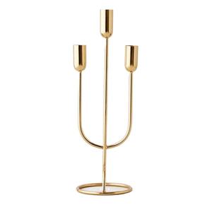 ที่ใส่เชิงเทียนลวดโลหะ4ชั้นที่ดีที่สุดในชั้นชั้นชั้นชั้นฐานสามเหลี่ยมดีไซน์ทันสมัยหรูหราตกแต่งเคสโชว์ในบ้านแบบคลาสสิก - Product Image 4