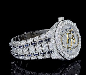 นาฬิกาข้อมือ Briva Luxury Square Analog ประดับเพชรเต็มหน้าปัด สำหรับผู้ชาย ระบบควอตซ์ ตัวเลขแบบอารบิก สีน้ำเงิน ตัวเรือนสแตนเลสสตีล กันน้ำ 10 บาร์ เป็นมิตรต่อสิ่งแวดล้อม - Product Image 6