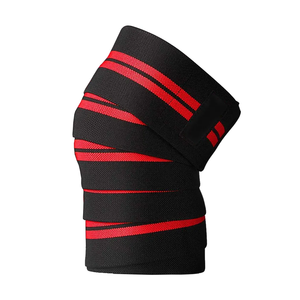 Squat Knee Wraps Men Women Gym Knee Support <b>Strength</b> Compression Elastic <b>Training</b> OEM Supplier - Product Image 2
