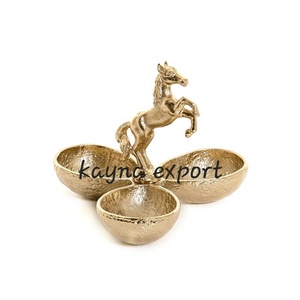 Nuevo cuenco de servicio de Metal ecológico de la mejor calidad, diseño de lujo con acabado plateado para uso en fiestas, hogar, Hotel, restaurante - Product Image 4