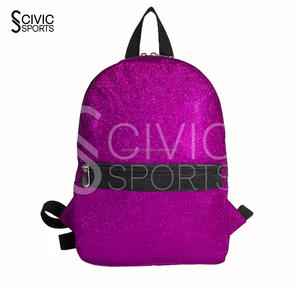 wholesale Manufacturer Custom Cute Shiny Bookbag Original Glitter <b>Backpacks</b> for Children - Product Image 1