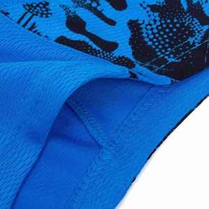Ensemble de maillot de basket-ball unisexe bleu, col en V, sans manches, respirant, en maille, personnalisable, vêtements de sport en polyester - Product Image 6