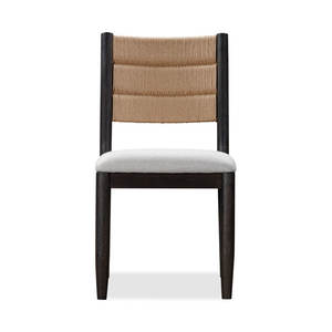 Ensemble de 2 chaises de salle à manger tissées - Product Image 1