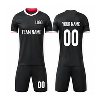 Ensemble de maillots de football personnalisés imprimés, blanc, col en V, manches courtes, polyester, vêtements d'équipe respirants, séchage rapide, uniforme de football d'été