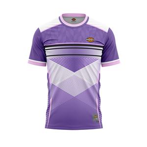 Jersey Deportivo Personalizado de Cuello Redondo, Tela de Poliéster Ligera y Elástica, Diseño Sublimado, Logotipo del Equipo Personalizado - Product Image 3