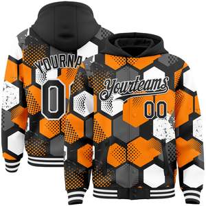Custom Pink Varsity <b>Jacket</b> <b>Men</b> Plus Size Preppy Style Heat Transfer Printing <b>Letter</b> Pattern Turn-down Collar Regular Sleeve - Product Image 1