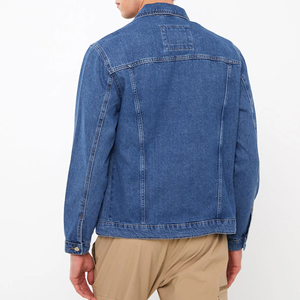 Factory Direct Sale Custom Logo Design Men's Winter Casual Denim Jacket 100% Cotton Comfortable Premium Quality Long Sleeve - Product Image 2