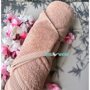 Toalla de Baño de Algodón Tejido, Antimicrobiana, de Secado Rápido y Ecológica, de Color Sólido para Uso Doméstico - Product Image 1