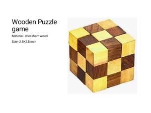 Jeu de puzzle éducatif en bois pour enfants, jeu de réflexion stimulant pour toute la famille, défi d'intelligence, jeu d'apprentissage stimulant - Product Image 2