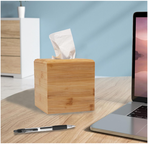 Organizador de Papel Higiénico Artex Hai Nam, de Bambú, con Tapa, Diseño Clásico, Duradero y Sostenible - Product Image 4