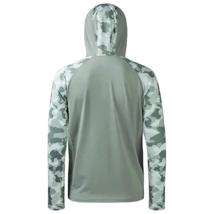 Custom Logo Men Fishing long sleeve Shirt Hot sale Soft Fabric Low GSM Fully Sublimation Quick Dry Men Fishing <b>Hoodie</b> - Product Image 2