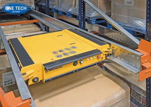 Radio Shuttle <b>Racking</b> <b>System</b> / Pallet Shuttle <b>Racking</b> Customization Screw Assembly Steel Electrostatic Powder Coating - Product Image 4