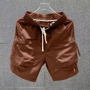 Shorts cargo pour hommes en coton, décontractés, pour le travail en extérieur, coupe décontractée avec plusieurs poches - Product Image 3