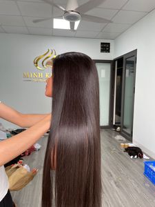 Extensions de Cheveux Humains Glue Les Perruque avec HD Swiss Lace Frontal 100% Cheveux Humains Origine Vietnam - Product Image 4