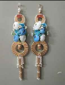 Décoration murale en tissu multicolore faite à la main pour la décoration intérieure, art élégant pour les mariages, Diwali, anniversaires, COLLECTION AARNA Rajasthan - Product Image 1