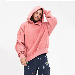 Pull à Capuche Unisexe Vintage Noir en Polaire 100% Coton Respirant pour l'Hiver – Prix de Gros Usine OEM – Meilleur Fournisseur OEM Personnalisé - Product Image 1