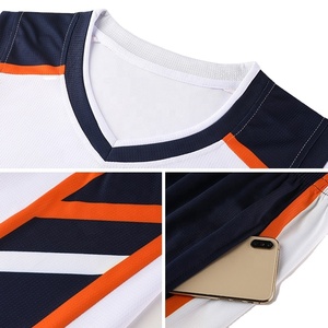 Camisetas de uniforme de baloncesto Reversible para hombre, ropa de alta calidad con Logo de EE. UU., venta al por mayor, barata, 100% - Product Image 4