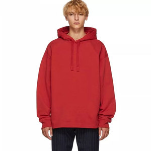 Sweat-shirt à capuche de sport oversize américain personnalisé, uni, avec cordon de serrage long, pour l'hiver, vente en gros en vrac - Product Image 4