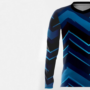 Diseño elegante, jersey de sublimación personalizado para hombre, estampado, manga larga, transpirable, de secado rápido, talla grande a precio razonable. - Product Image 5