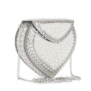 Bolso de Mano Tipo Clutch, Estilo Étnico, Hecho a Mano, de Metal y Textiles, para Novia, en Latón Antiguo, Vintage, Moderno, Clásico y Sencillo - Product Image 1