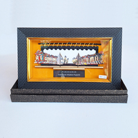 Marionnettes d'ombre en cuir Punakawan indonésiennes artisanales, cadre rectangulaire pour marionnettes d'ombre, œuvre d'art culturelle traditionnelle, condoléances
