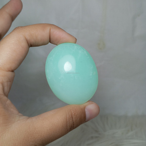 Vente en gros pierre de palmier chrysoprase naturelle d'Indonésie de haute qualité pierres précieuses artisanat cristal de guérison taille 45x35x15mm - Product Image 4