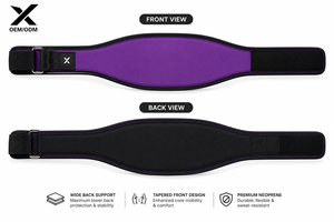 Custom Neoprene <b>Weight</b> <b>Lifting</b> <b>Belt</b> OEM ODM Adjustable Gym Back Support <b>Belt</b> for Powerlifting Fitness Training - Product Image 2